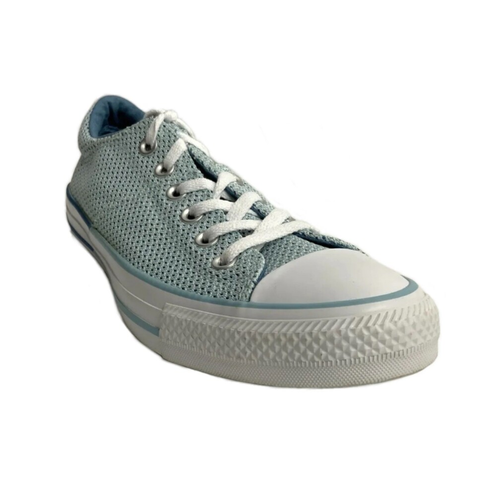 Converse Knit Lace-up Cap-toe Sneaker Light Blue 9